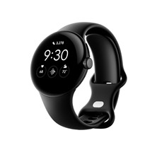 Google Pixel Watch Bluetooth/WiFi (Matte Black Case with Obsidian Active Band)