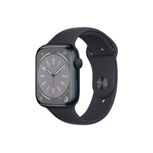 Apple Watch Series 8 GPS 45mm Midnight Aluminum Case with Midnight Sport Band MNP83LL/A