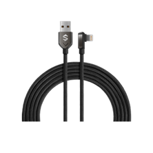 Black Shark Right-angle Lightning to USB-C Cable