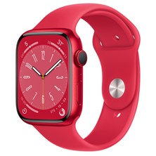 Apple Watch Series 8 GPS 45mm (PRODUCT)RED Aluminium Case with (PRODUCT)RED Sport Band S/M MNUR3LL/A