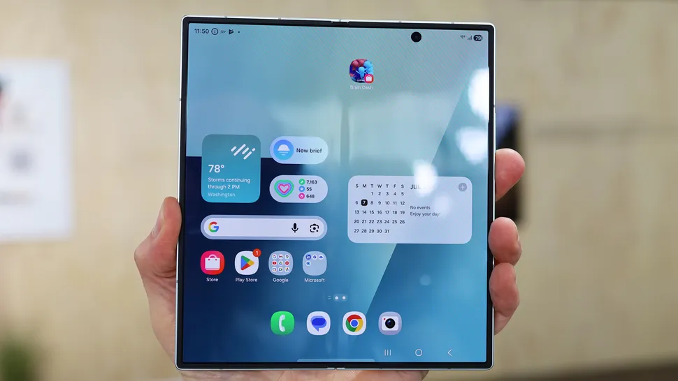 Samsung Galaxy Z Fold 7 design change 3